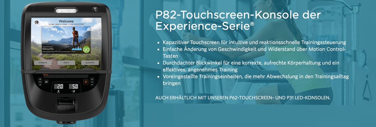 New_Info-Banner-Precor-P82-Konsole